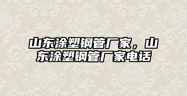 山東涂塑鋼管廠家，山東涂塑鋼管廠家電話