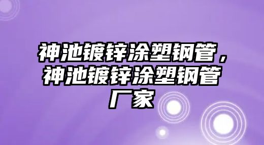 神池鍍鋅涂塑鋼管，神池鍍鋅涂塑鋼管廠家
